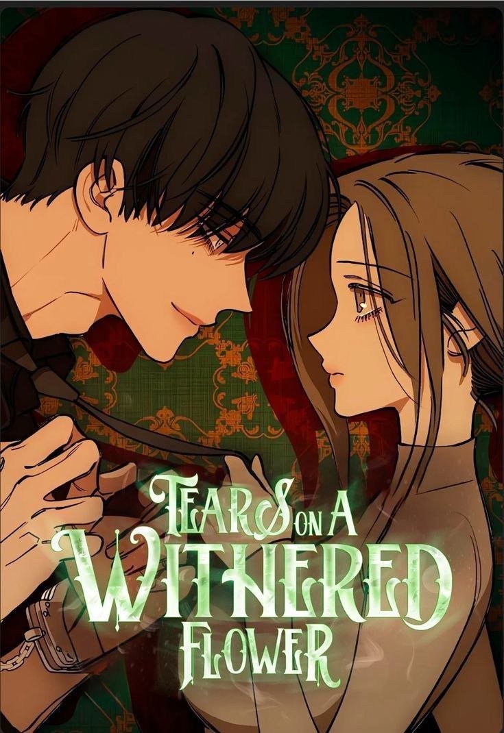 Tears on a withered flower
